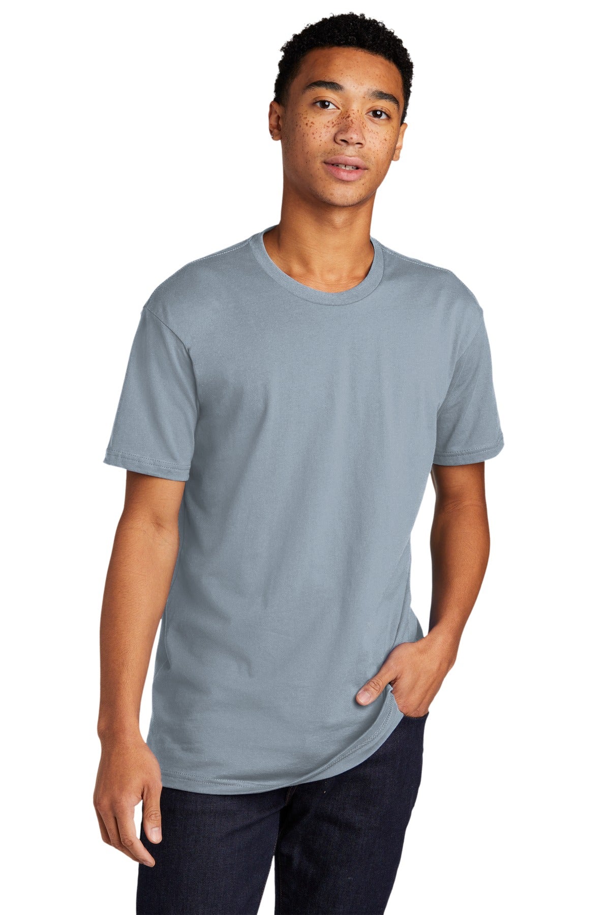 Next Level Apparel® Unisex Cotton Tee. NL3600 [Stonewash Denim] - DFW Impression