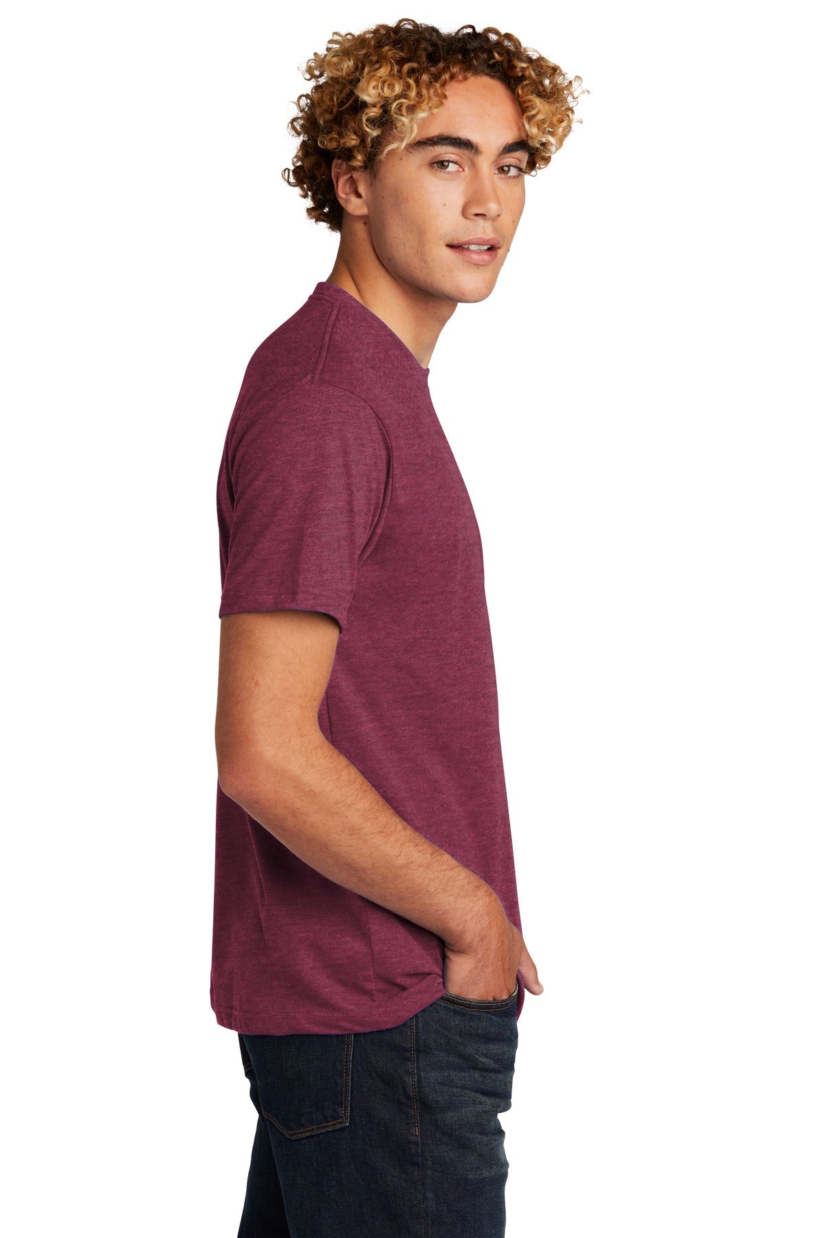 Next Level Apparel® Unisex CVC Tee. NL6210 [Heather Maroon] - DFW Impression