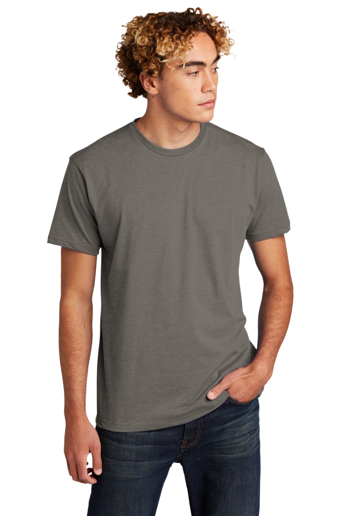 Next Level Apparel® Unisex CVC Tee. NL6210 [Warm Gray] - DFW Impression