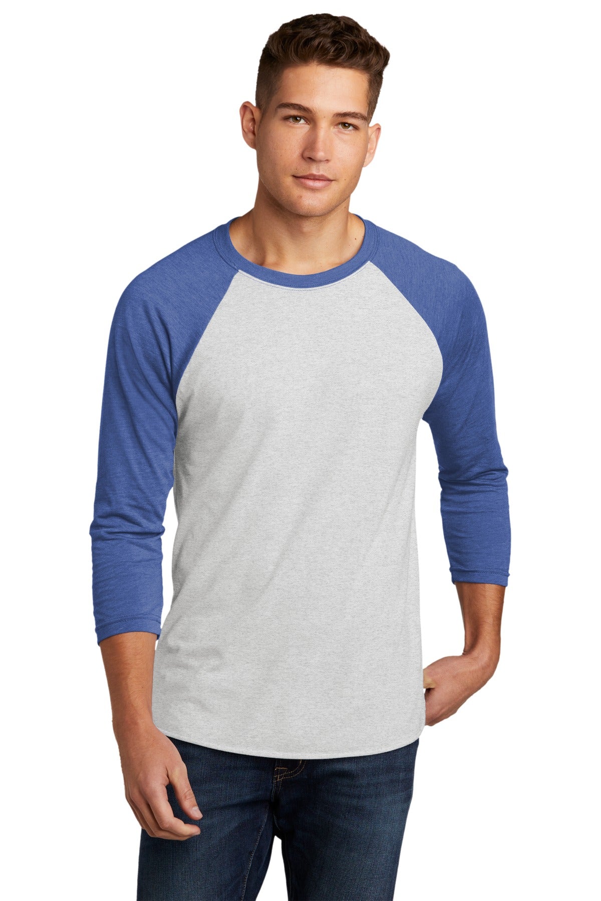 Next Level Apparel® Unisex Tri-Blend 3/4-Sleeve Raglan Tee. NL6051 - DFW Impression