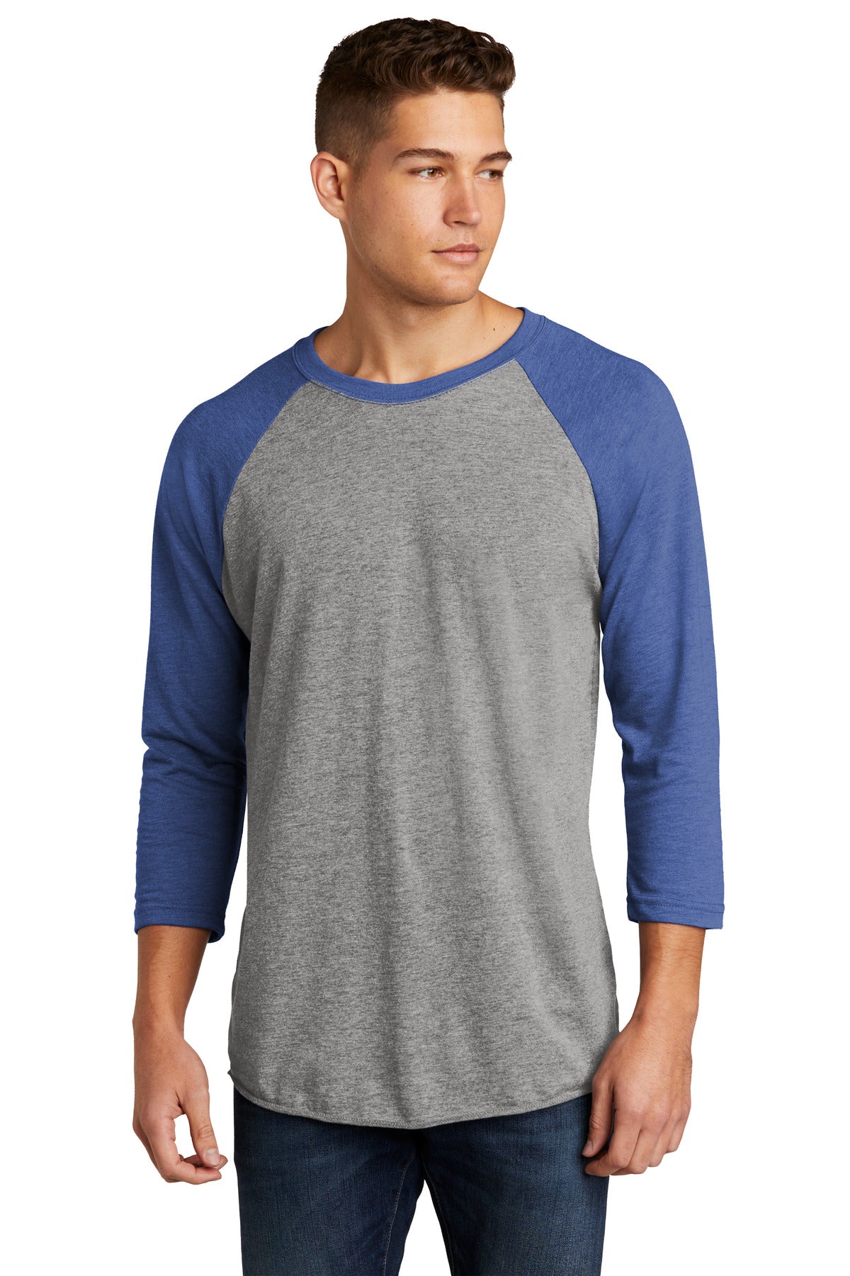 Next Level Apparel® Unisex Tri-Blend 3/4-Sleeve Raglan Tee. NL6051 - DFW Impression