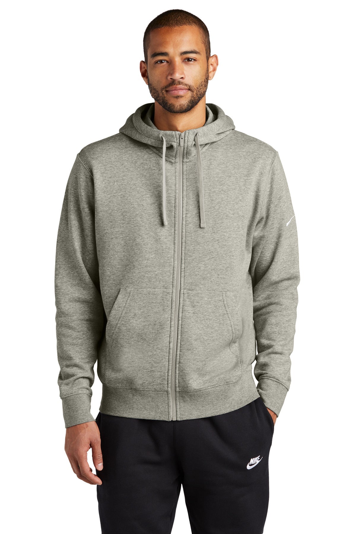 Nike Club Fleece Sleeve Swoosh Full-Zip Hoodie NKDR1513 - DFW Impression