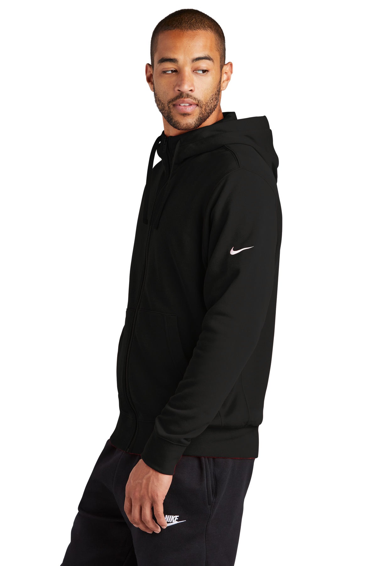 Nike Club Fleece Sleeve Swoosh Full-Zip Hoodie NKDR1513 - DFW Impression