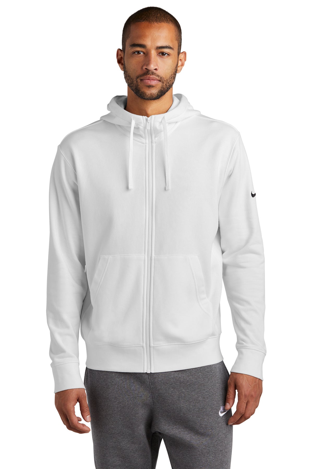 Nike Club Fleece Sleeve Swoosh Full-Zip Hoodie NKDR1513 - DFW Impression