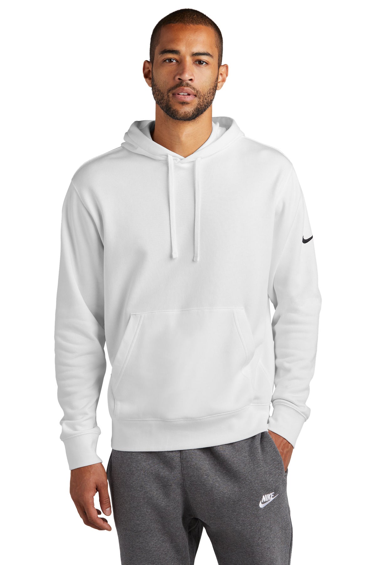 Nike Club Fleece Sleeve Swoosh Pullover Hoodie NKDR1499 - DFW Impression