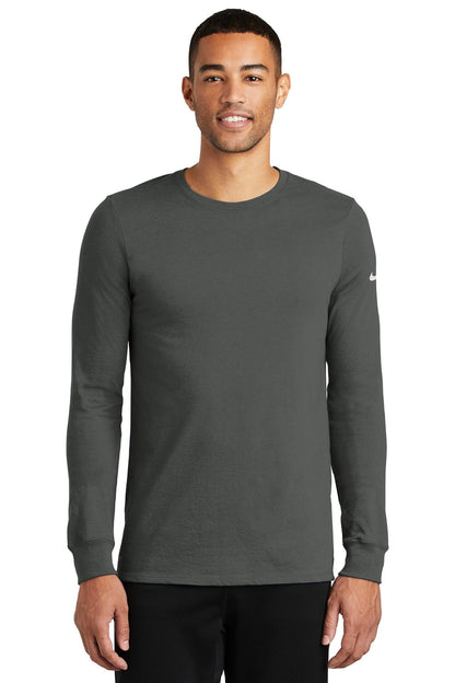 Nike Dri-FIT Cotton/Poly Long Sleeve Tee. NKBQ5230 - DFW Impression