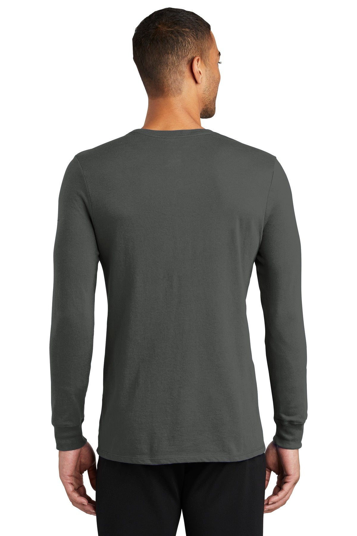 Nike Dri-FIT Cotton/Poly Long Sleeve Tee. NKBQ5230 - DFW Impression