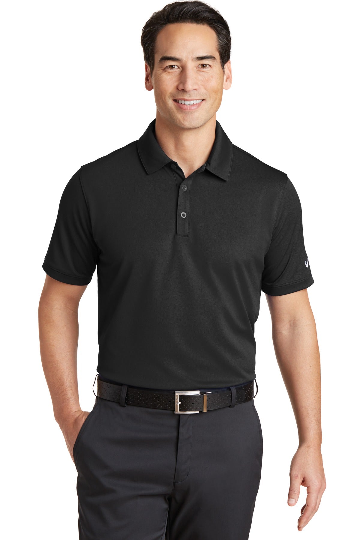 Nike Dri-FIT Solid Icon Pique Modern Fit Polo. 746099 - DFW Impression