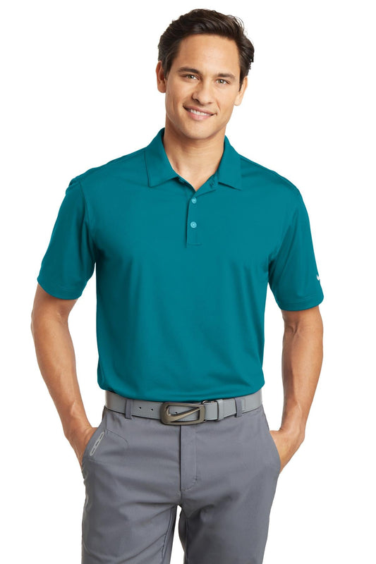 Nike Dri-FIT Vertical Mesh Polo. 637167 [Blustery] - DFW Impression