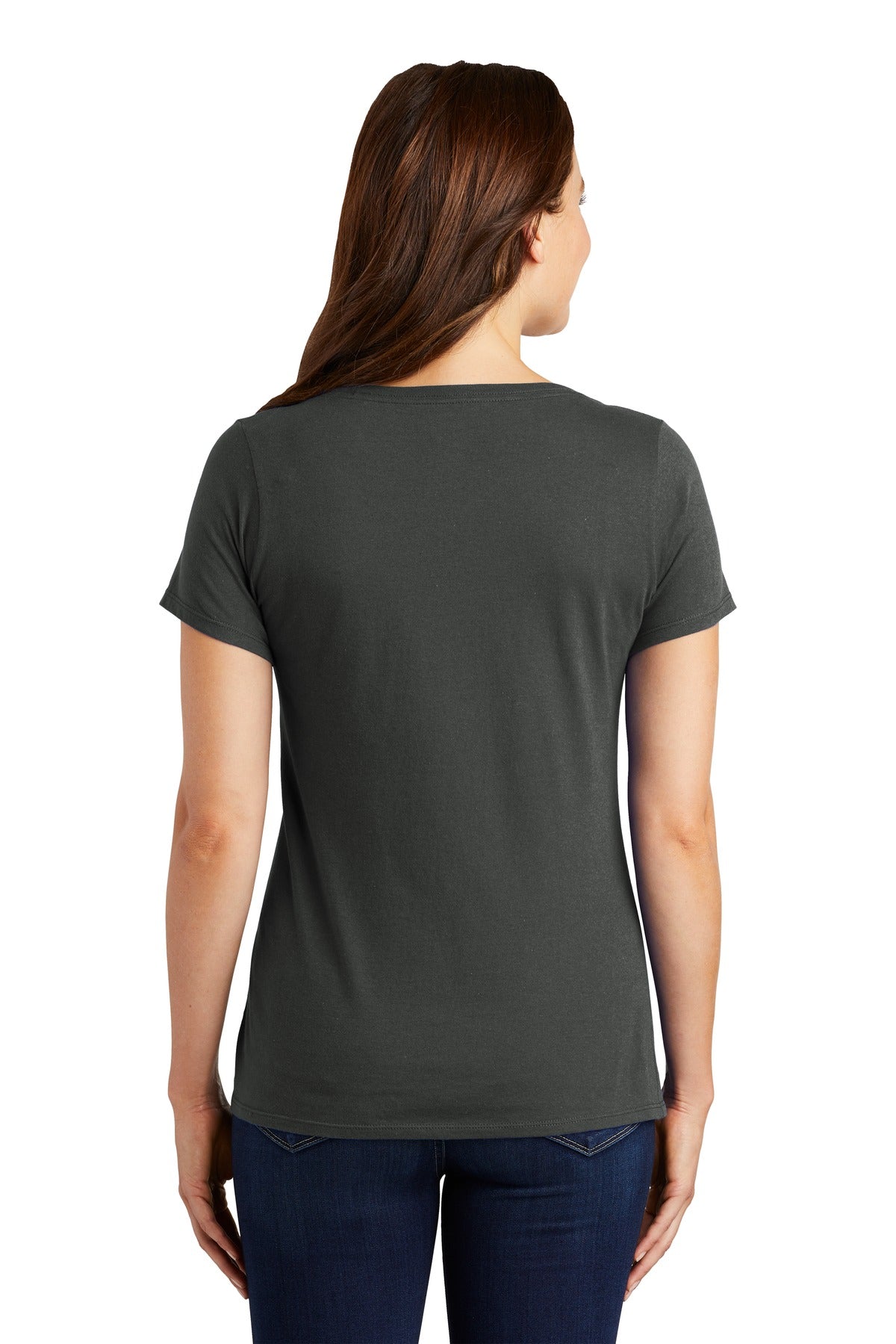 Nike Ladies Dri-FIT Cotton/Poly Scoop Neck Tee. NKBQ5234 - DFW Impression