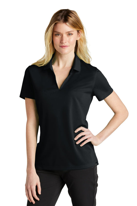 Nike Ladies Dri-FIT Micro Pique 2.0 Polo NKDC1991 [Black] - DFW Impression