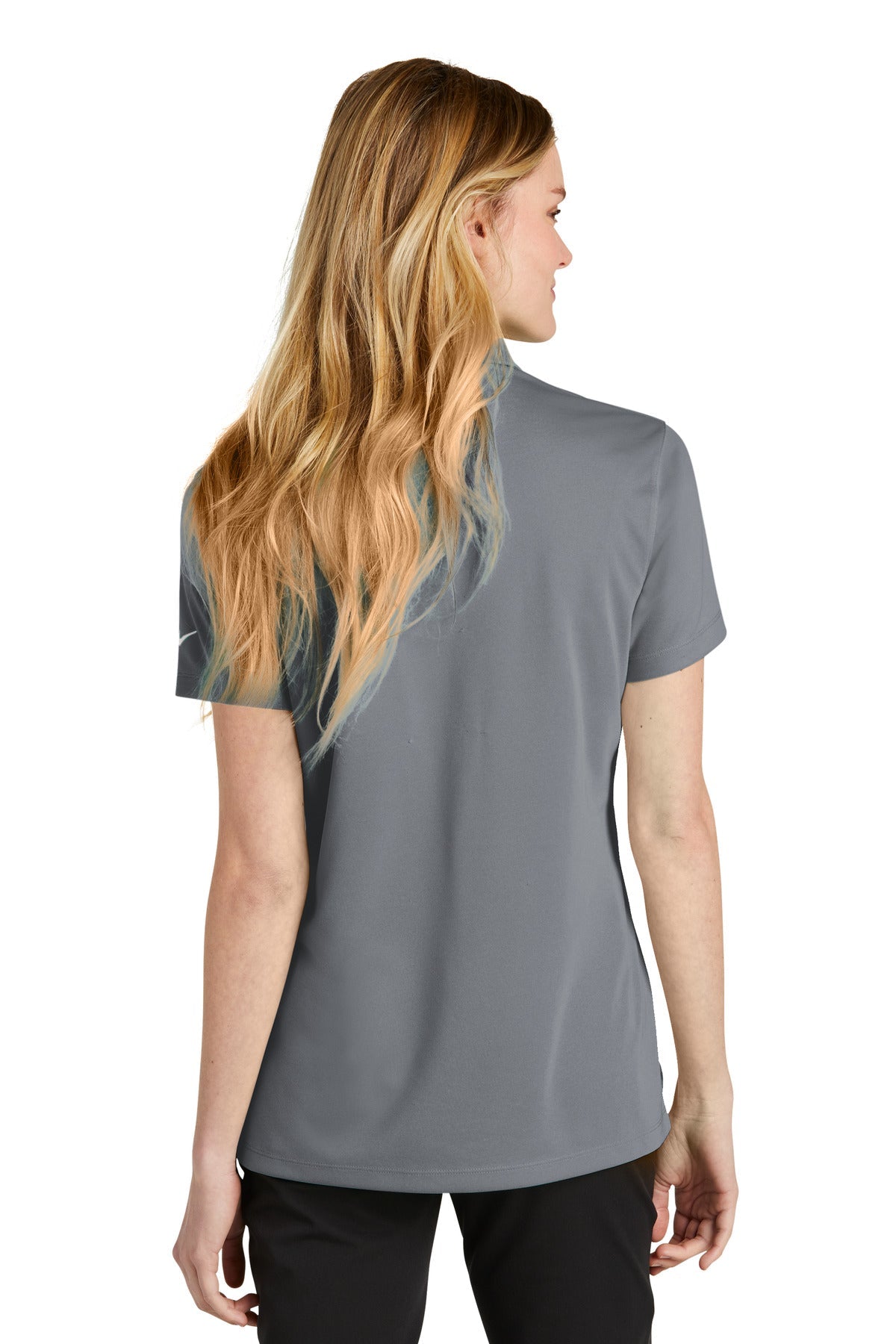 Nike Ladies Dri-FIT Micro Pique 2.0 Polo NKDC1991 [Cool Grey] - DFW Impression