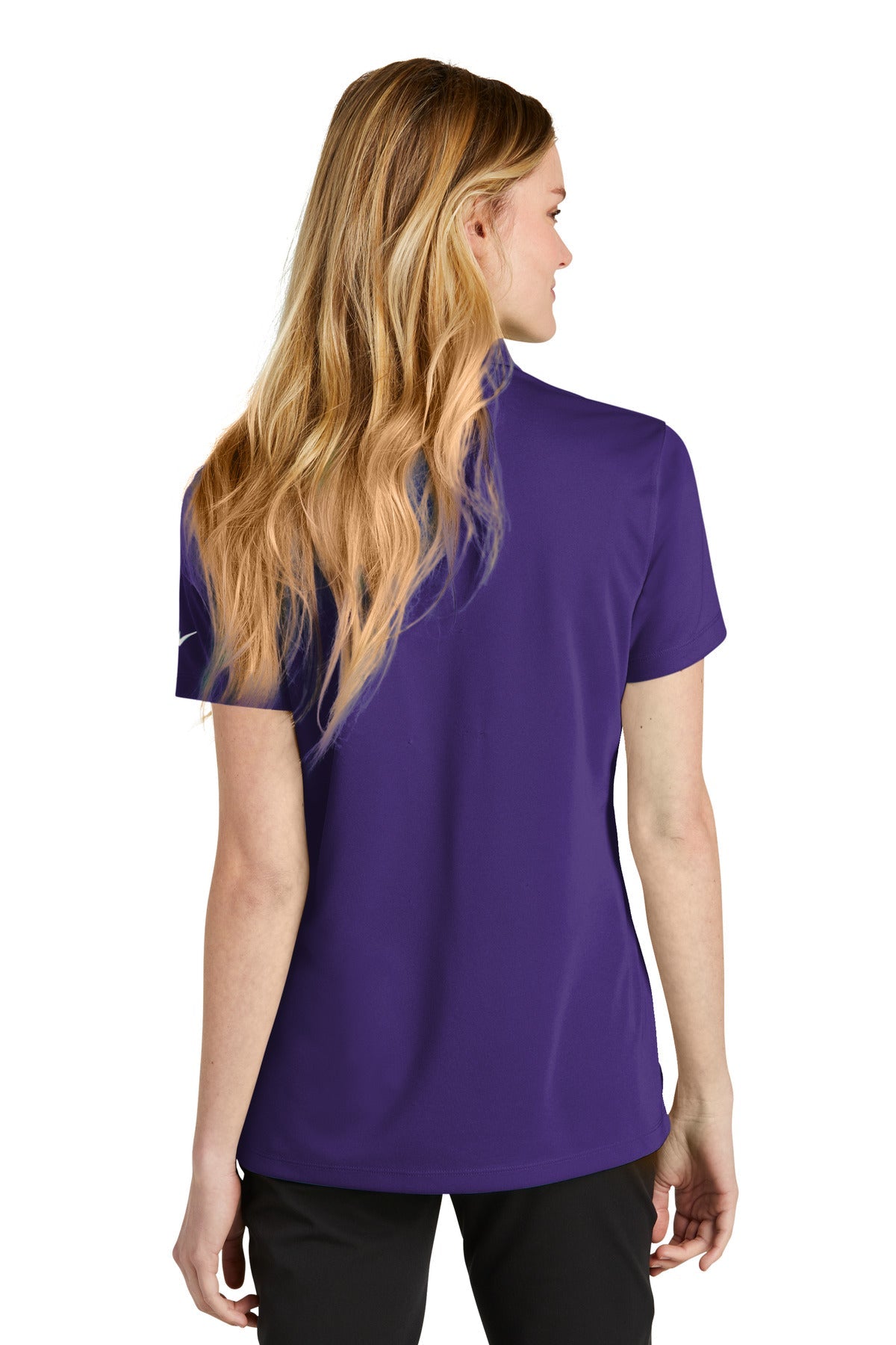 Nike Ladies Dri-FIT Micro Pique 2.0 Polo NKDC1991 [Court Purple] - DFW Impression