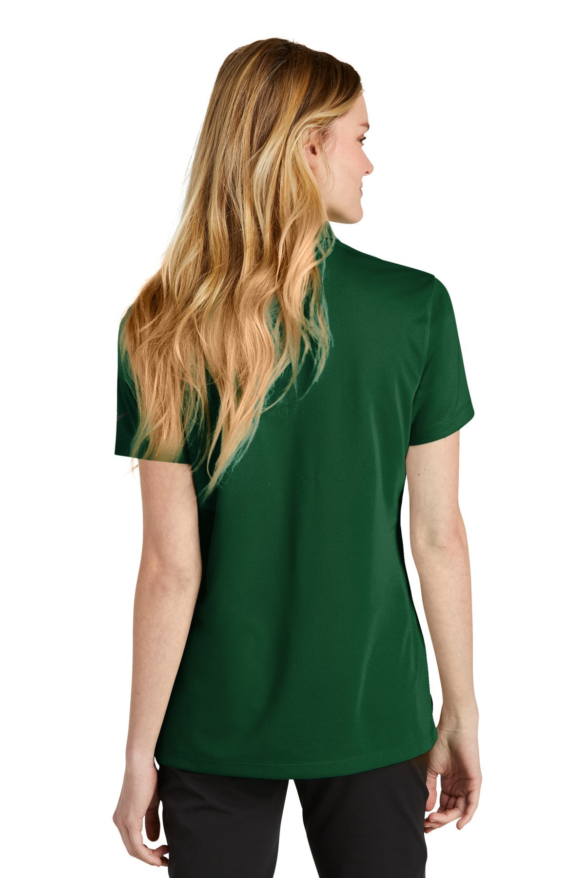 Nike Ladies Dri-FIT Micro Pique 2.0 Polo NKDC1991 [Gorge Green] - DFW Impression