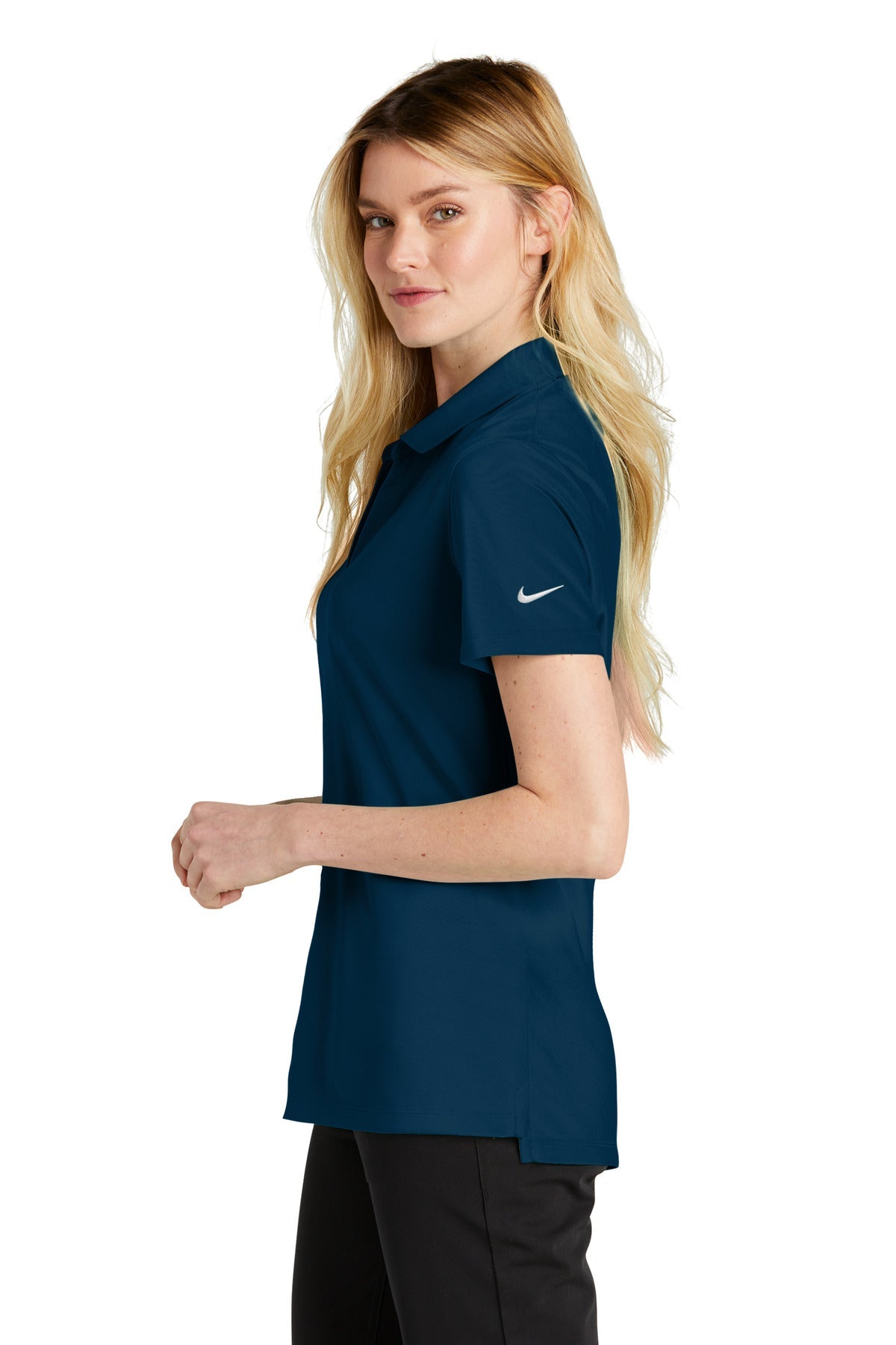 Nike Ladies Dri-FIT Micro Pique 2.0 Polo NKDC1991 [Navy] - DFW Impression