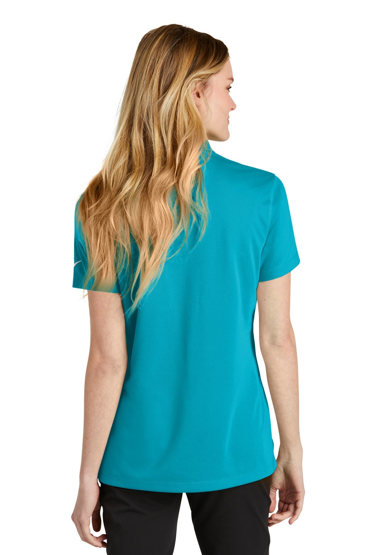 Nike Ladies Dri-FIT Micro Pique 2.0 Polo NKDC1991 [Tidal Blue] - DFW Impression