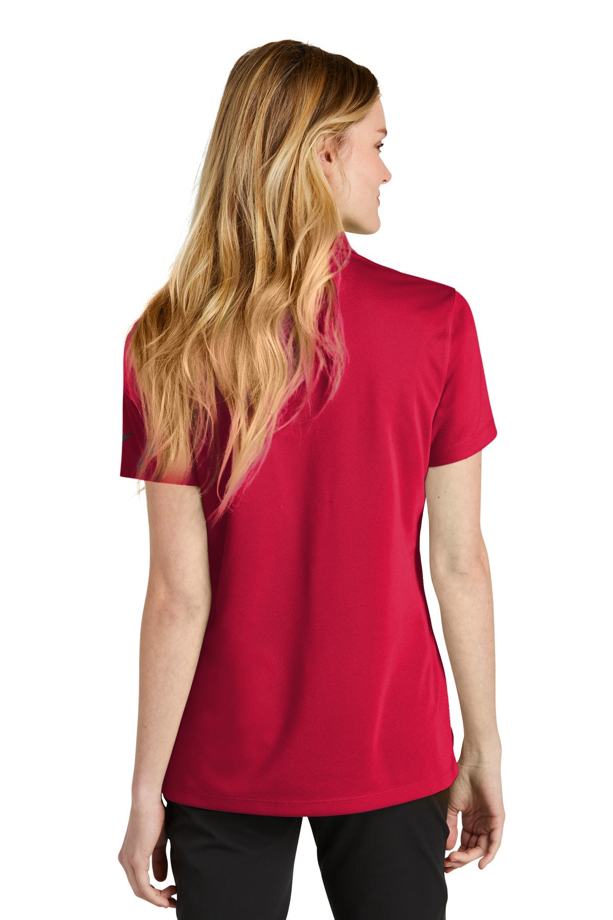 Nike Ladies Dri-FIT Micro Pique 2.0 Polo NKDC1991 [University Red] - DFW Impression