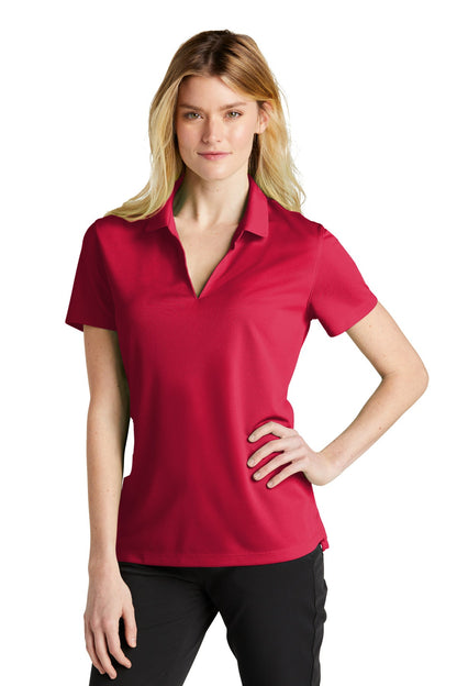 Nike Ladies Dri-FIT Micro Pique 2.0 Polo NKDC1991 [University Red] - DFW Impression