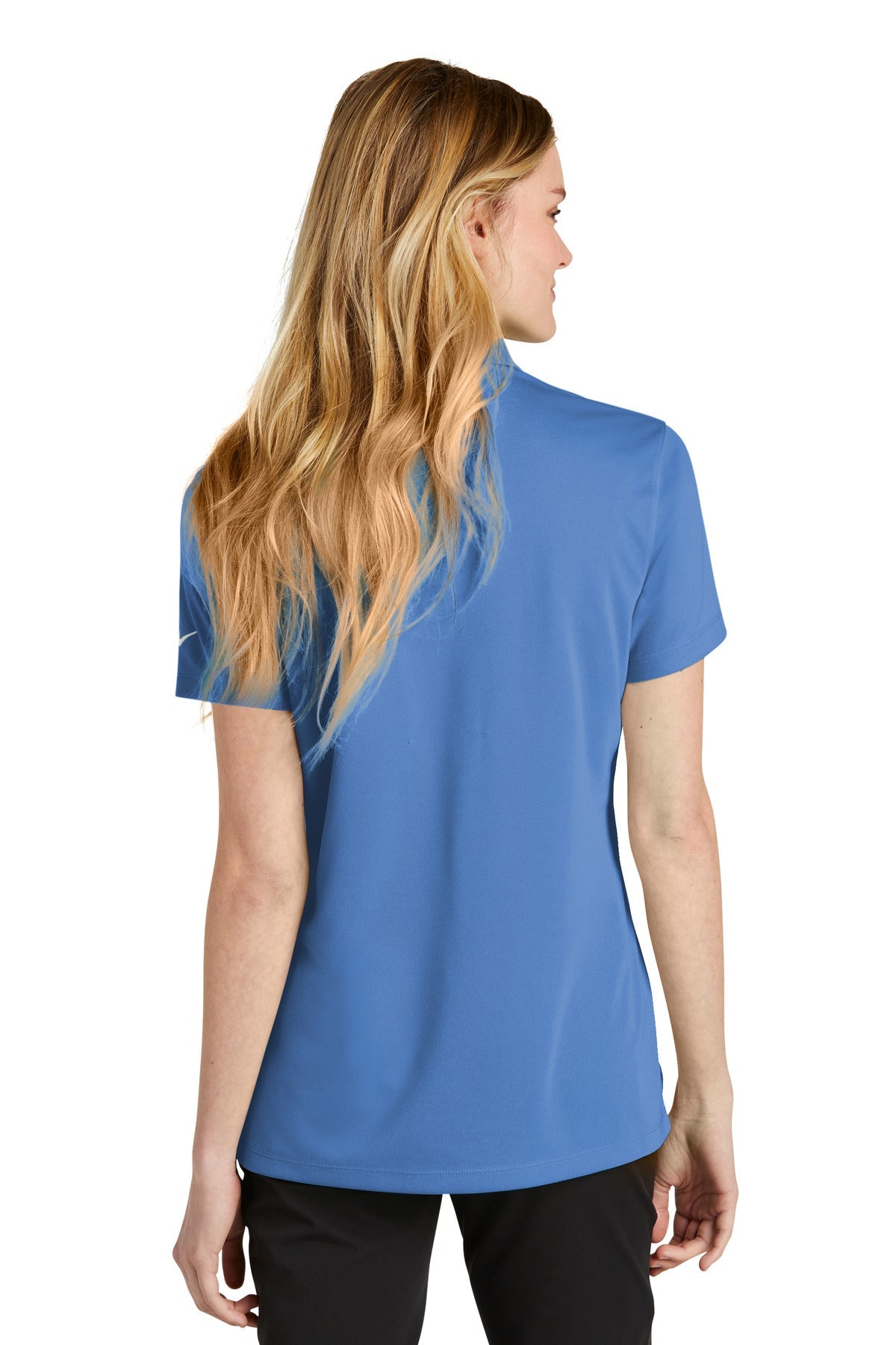 Nike Ladies Dri-FIT Micro Pique 2.0 Polo NKDC1991 [Valor Blue] - DFW Impression