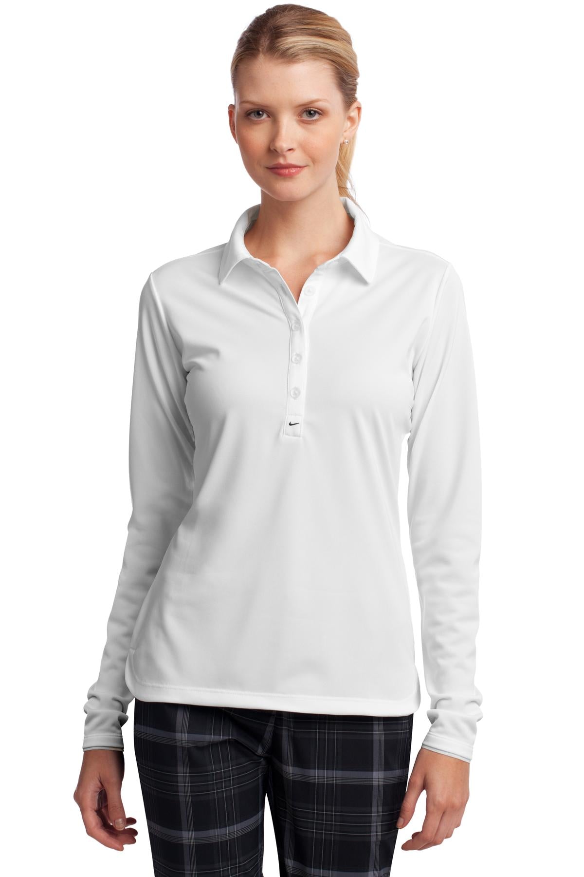 Nike Ladies Long Sleeve Dri-FIT Stretch Tech Polo. 545322 - DFW Impression