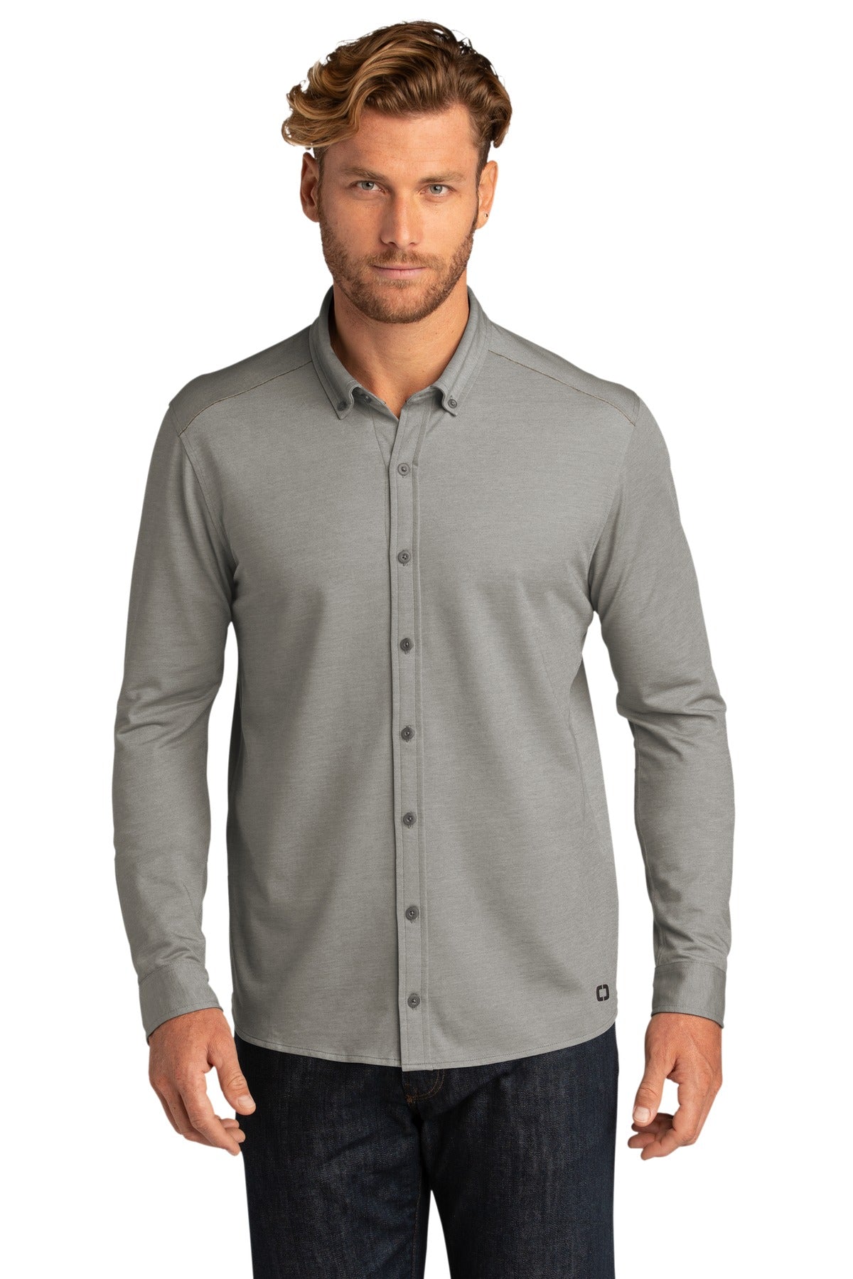 OGIO ® Code Stretch Long Sleeve Button-Up. OG145 - DFW Impression