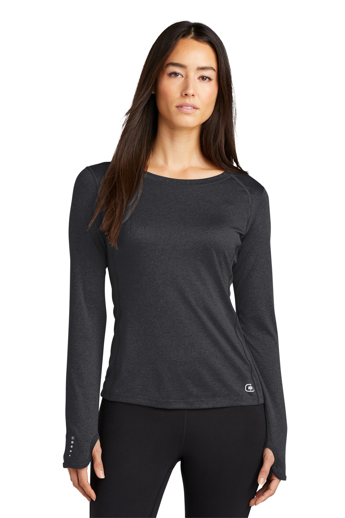 OGIO® ENDURANCE Ladies Long Sleeve Pulse Crew. LOE321 - DFW Impression