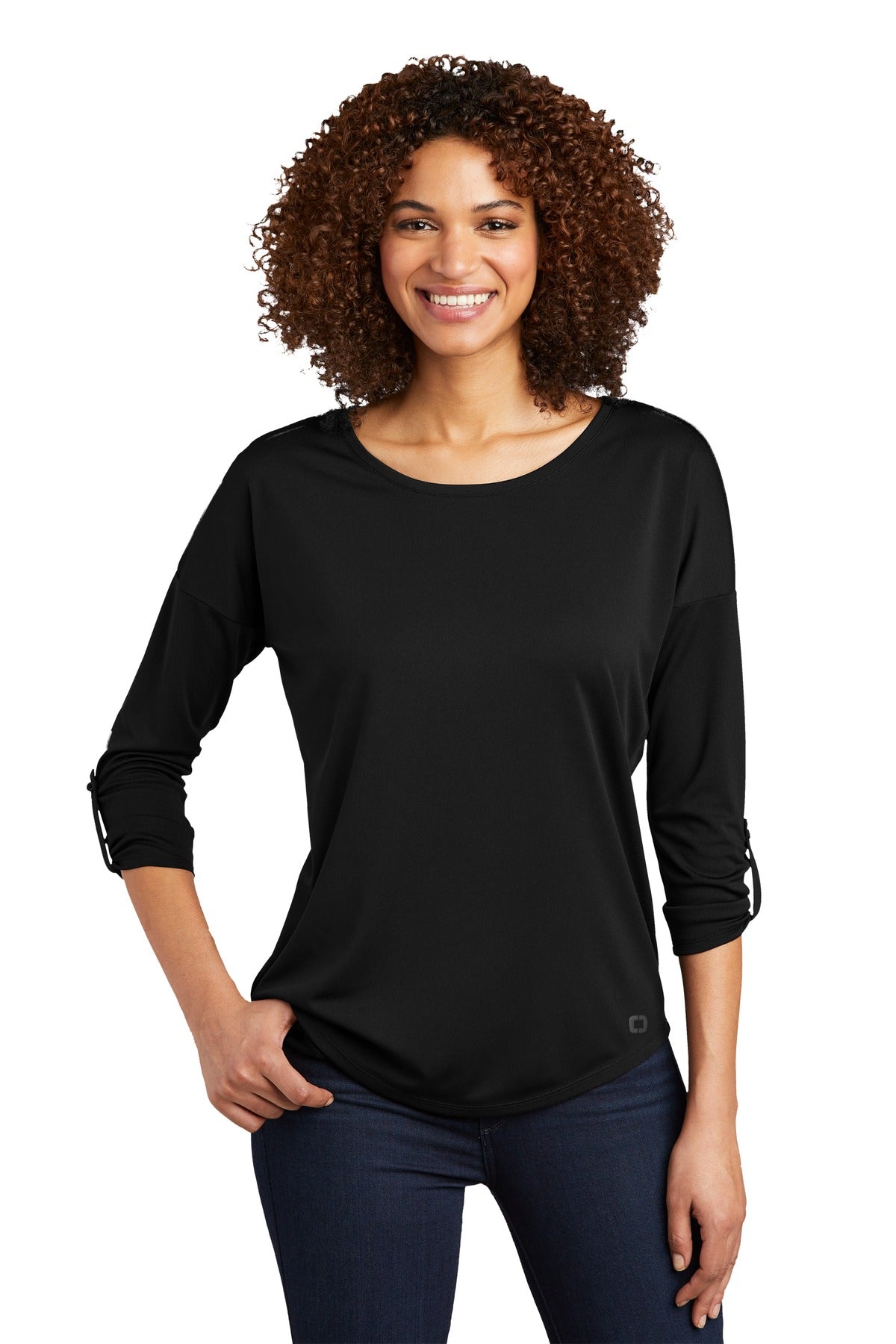 OGIO ® Ladies Gravitate Scoop 3/4-Sleeve . LOG141 - DFW Impression