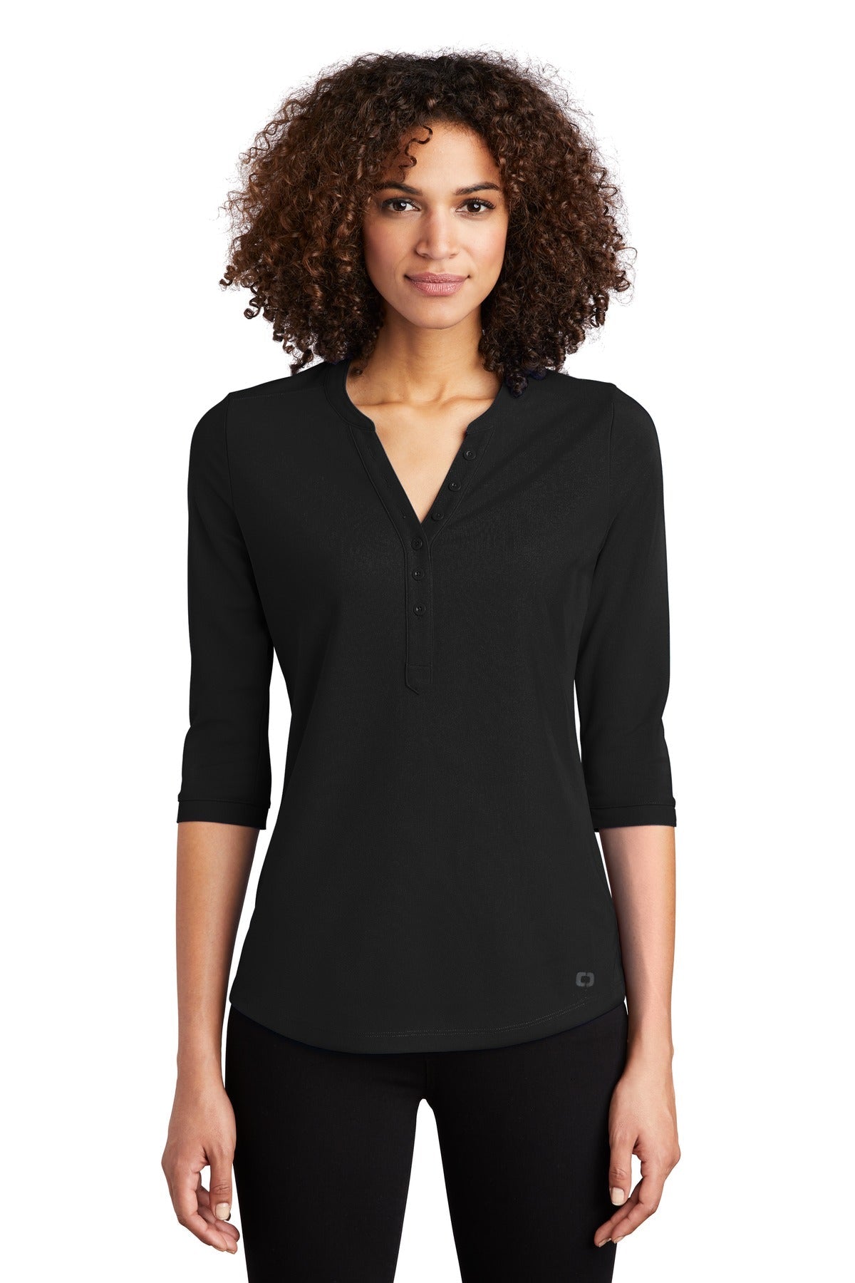 OGIO ® Ladies Jewel Henley LOG104 - DFW Impression