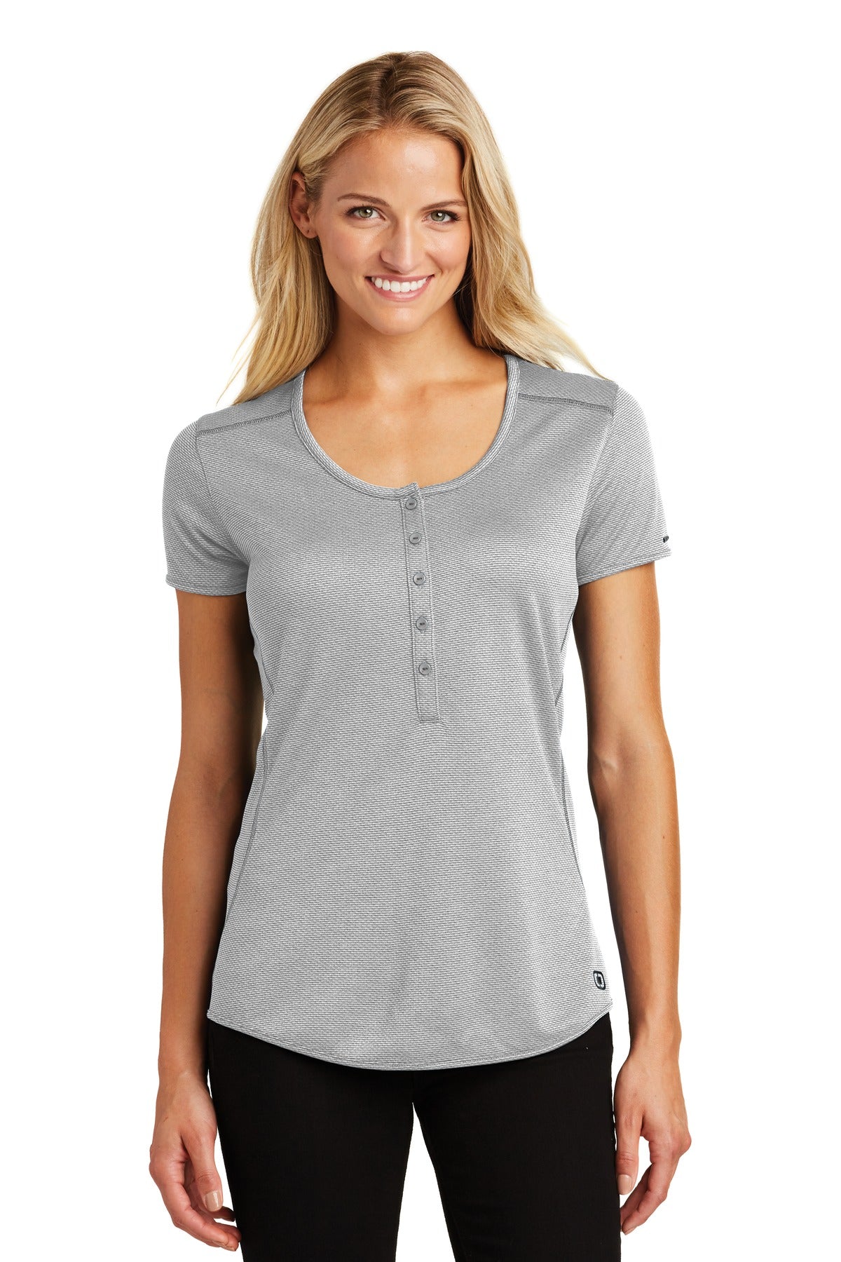 OGIO ® Ladies Orbit Henley. LOG134 - DFW Impression