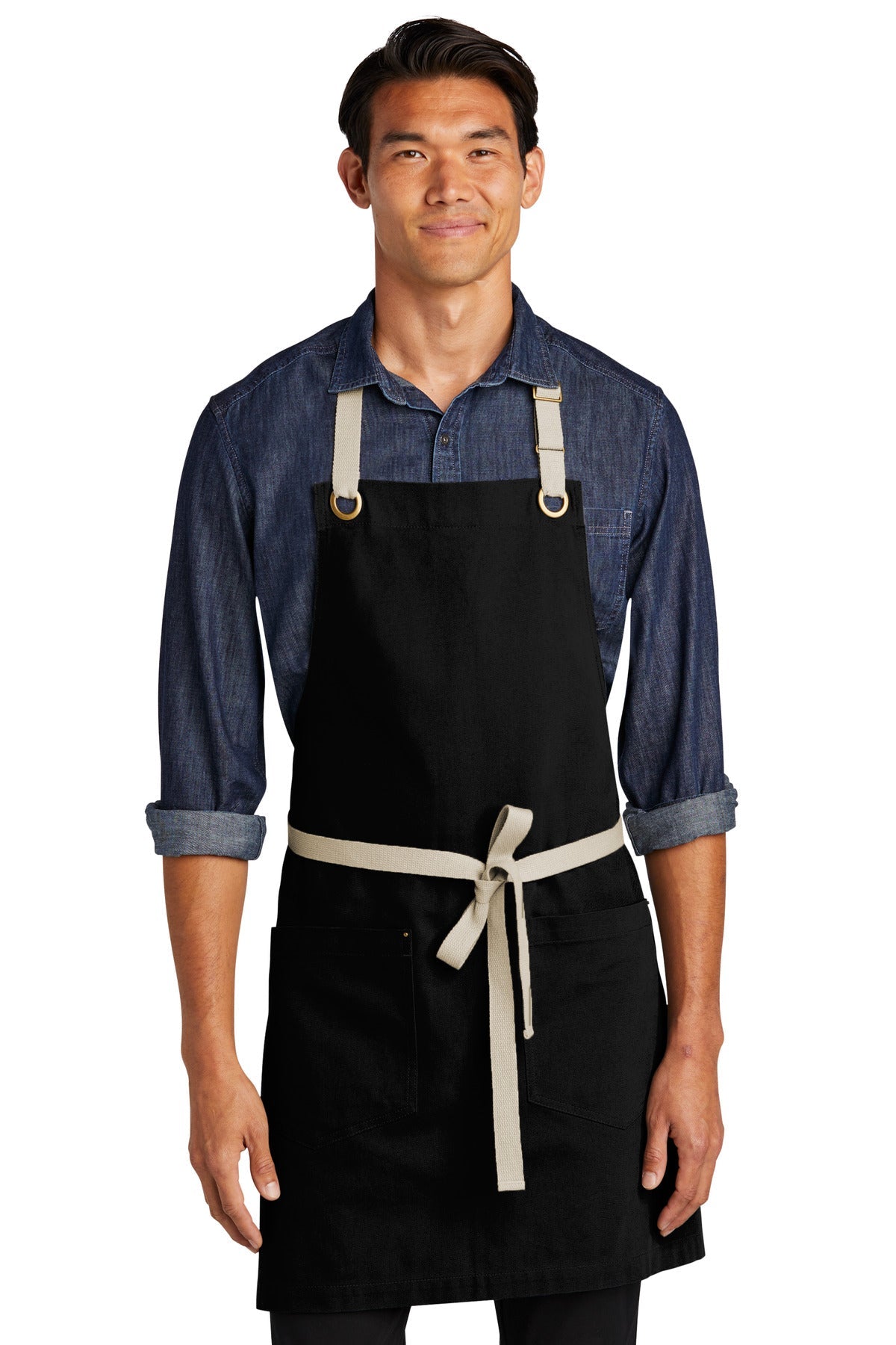 Port Authority® Canvas Full-Length Two-Pocket Apron A815 - DFW Impression