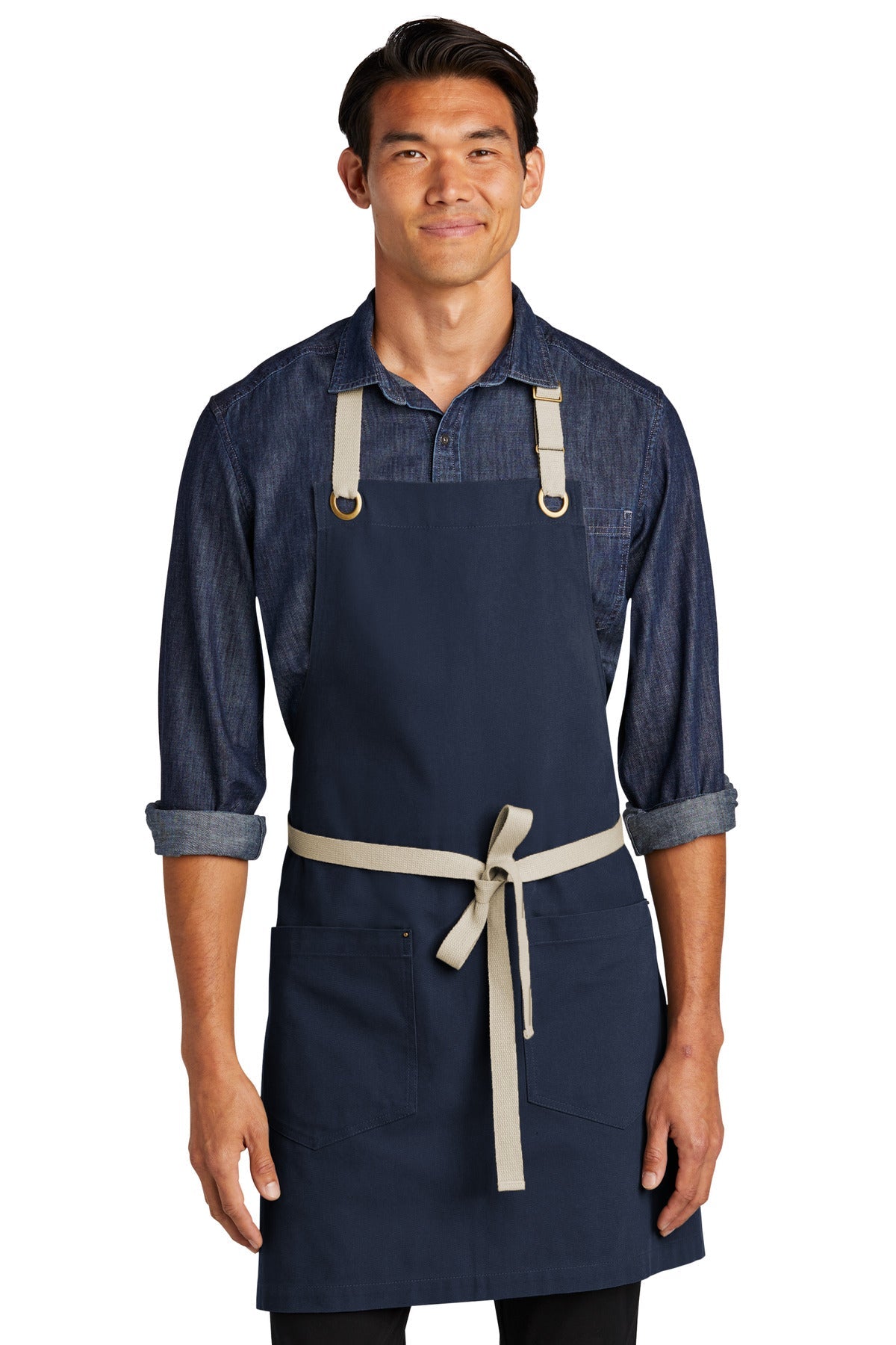 Port Authority® Canvas Full-Length Two-Pocket Apron A815 - DFW Impression