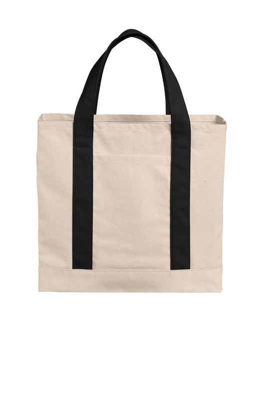 Port Authority® Cotton Canvas Two-Tone Tote BG429 - DFW Impression