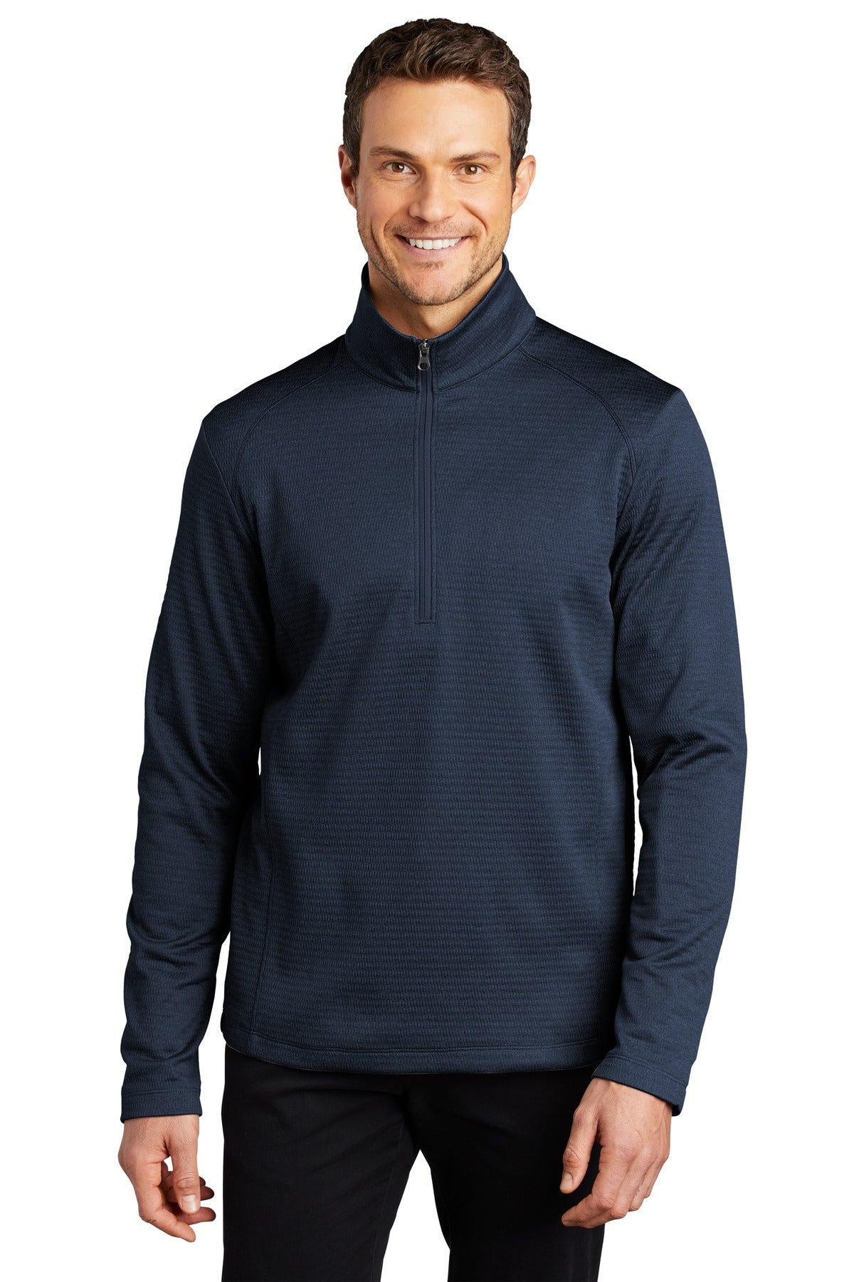 Port Authority ® Diamond Heather Fleece 1/4-Zip Pullover F248 - DFW Impression