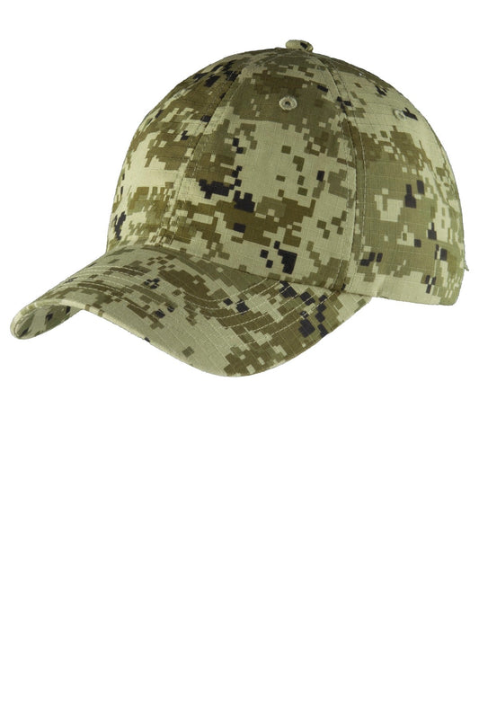 Port Authority® Digital Ripstop Camouflage Cap. C925 - DFW Impression