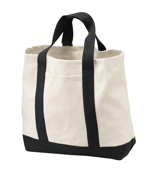 Port Authority® - Ideal Twill Two-Tone Shopping Tote. B400 - DFW Impression