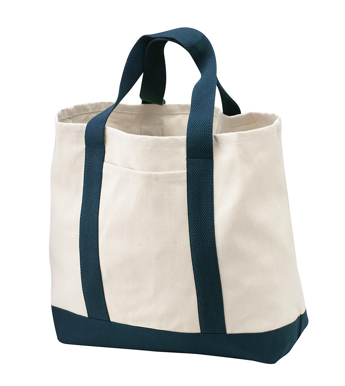 Port Authority® - Ideal Twill Two-Tone Shopping Tote. B400 - DFW Impression