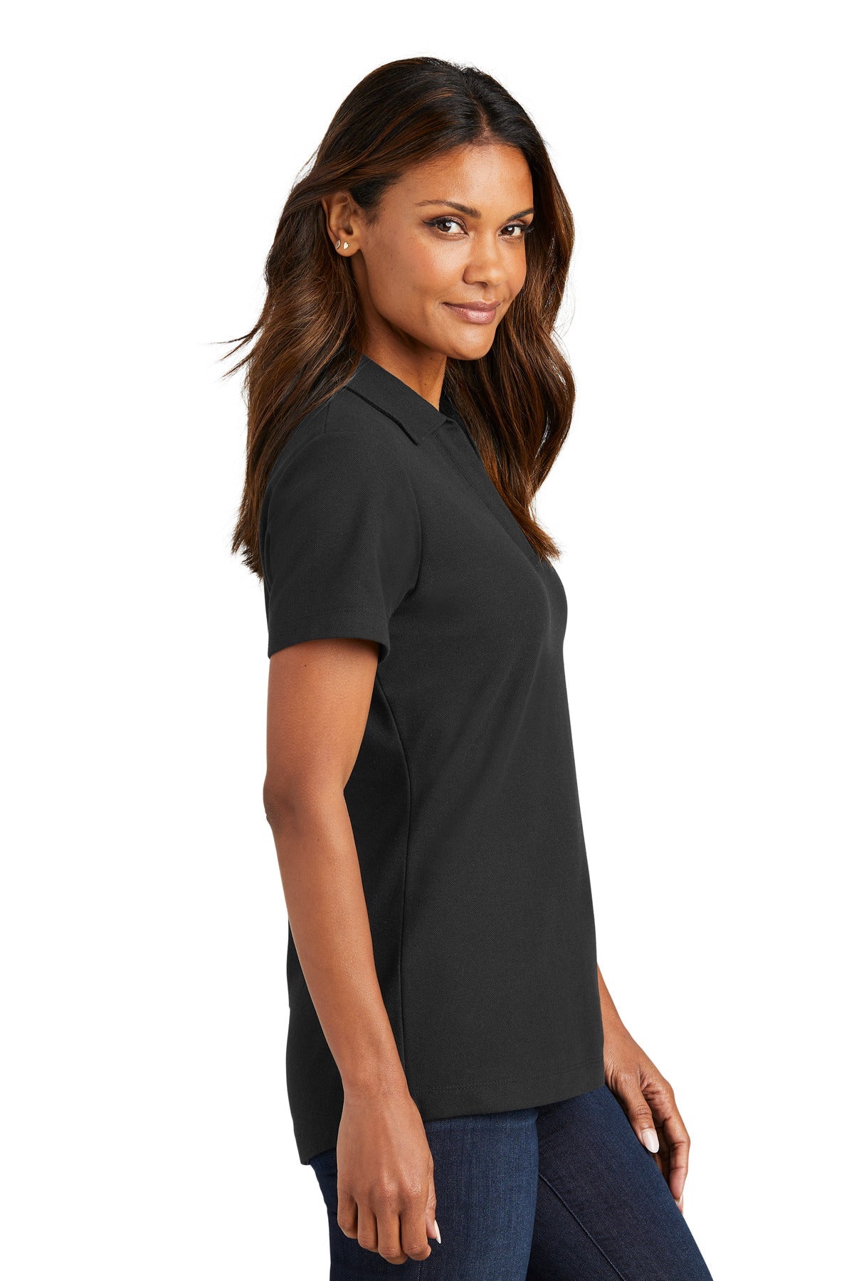 Port Authority® Ladies C-FREE™ Cotton Blend Pique Polo LK867 - DFW Impression