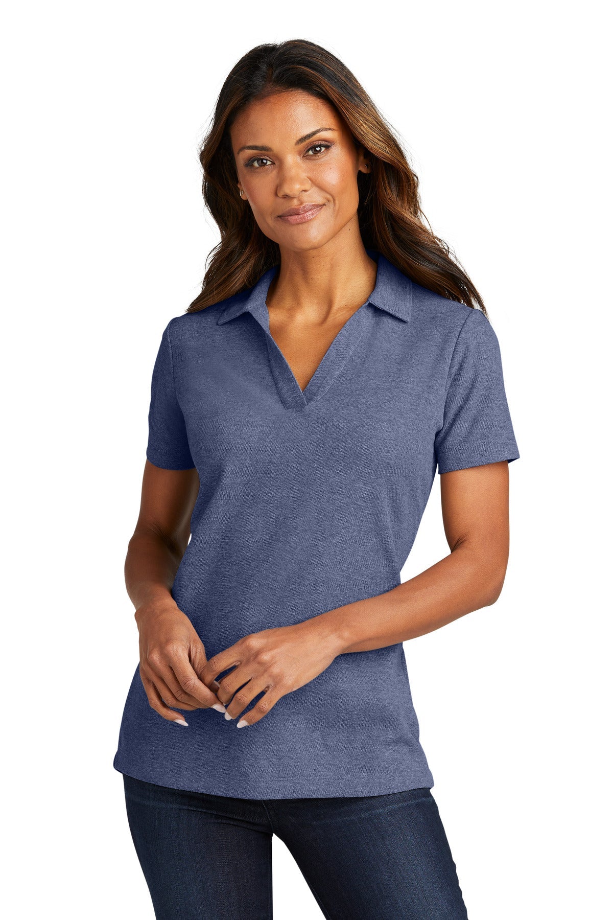 Port Authority® Ladies C-FREE™ Cotton Blend Pique Polo LK867 - DFW Impression