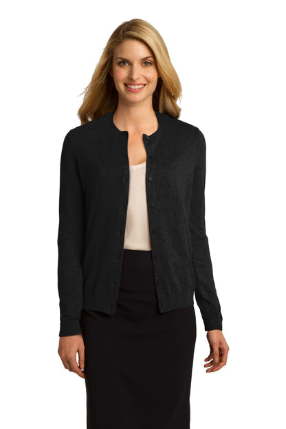 Port Authority® Ladies Cardigan Sweater. LSW287 - DFW Impression