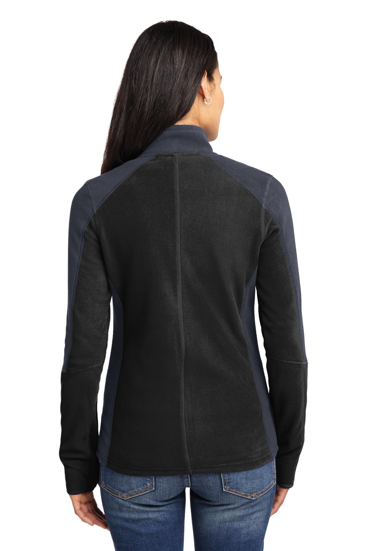 Port Authority® Ladies Colorblock Microfleece Jacket. L230 - DFW Impression