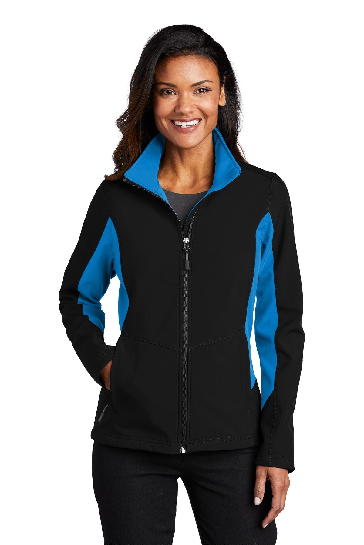 Port Authority® Ladies Core Colorblock Soft Shell Jacket. L318 - DFW Impression