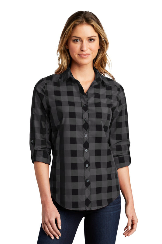 Port Authority ® Ladies Everyday Plaid Shirt. LW670 - DFW Impression