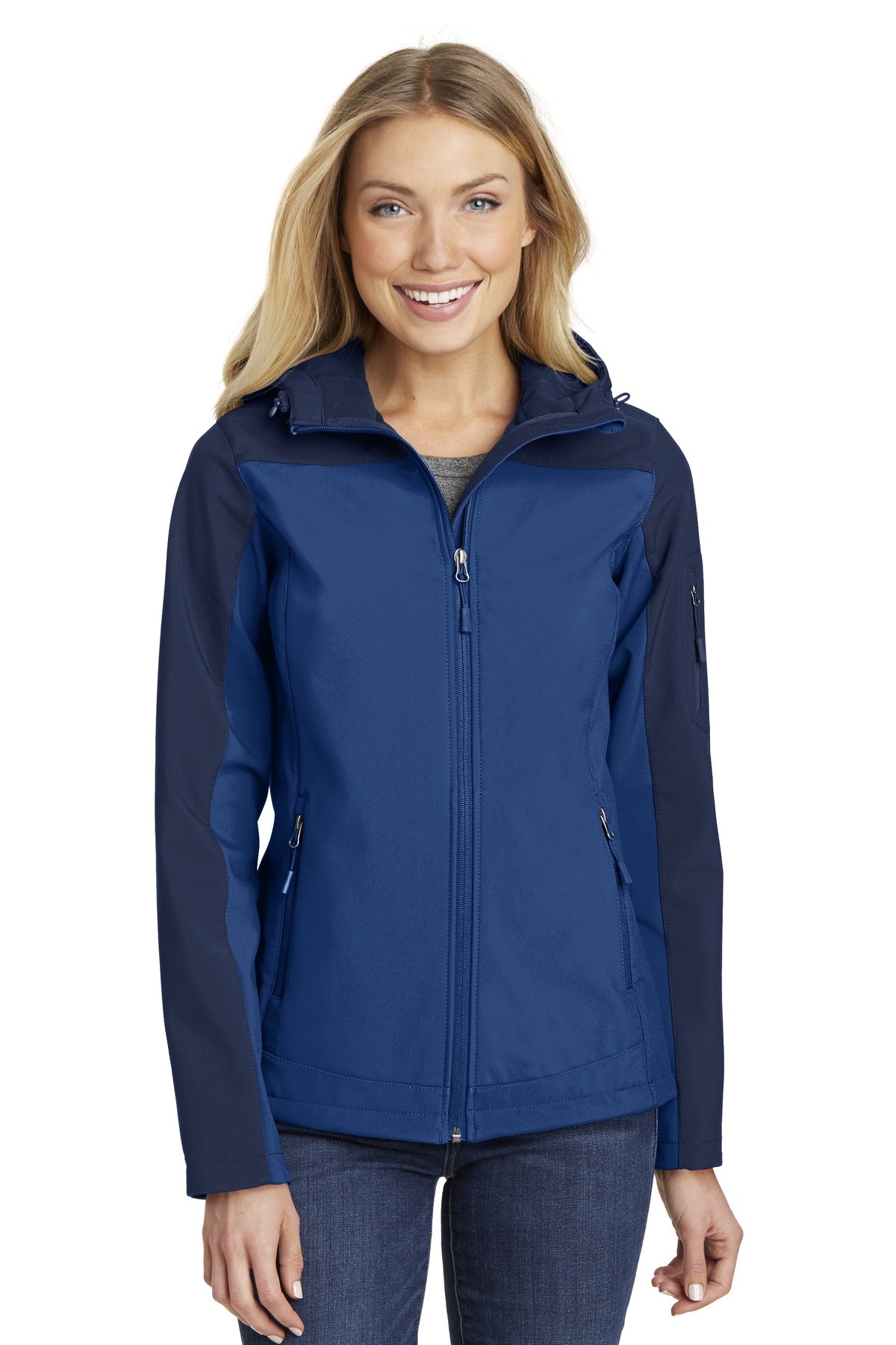 Port Authority® Ladies Hooded Core Soft Shell Jacket. L335 - DFW Impression