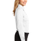 Port Authority® Ladies Long Sleeve Easy Care Shirt. L608 [White/ Light Stone] - DFW Impression