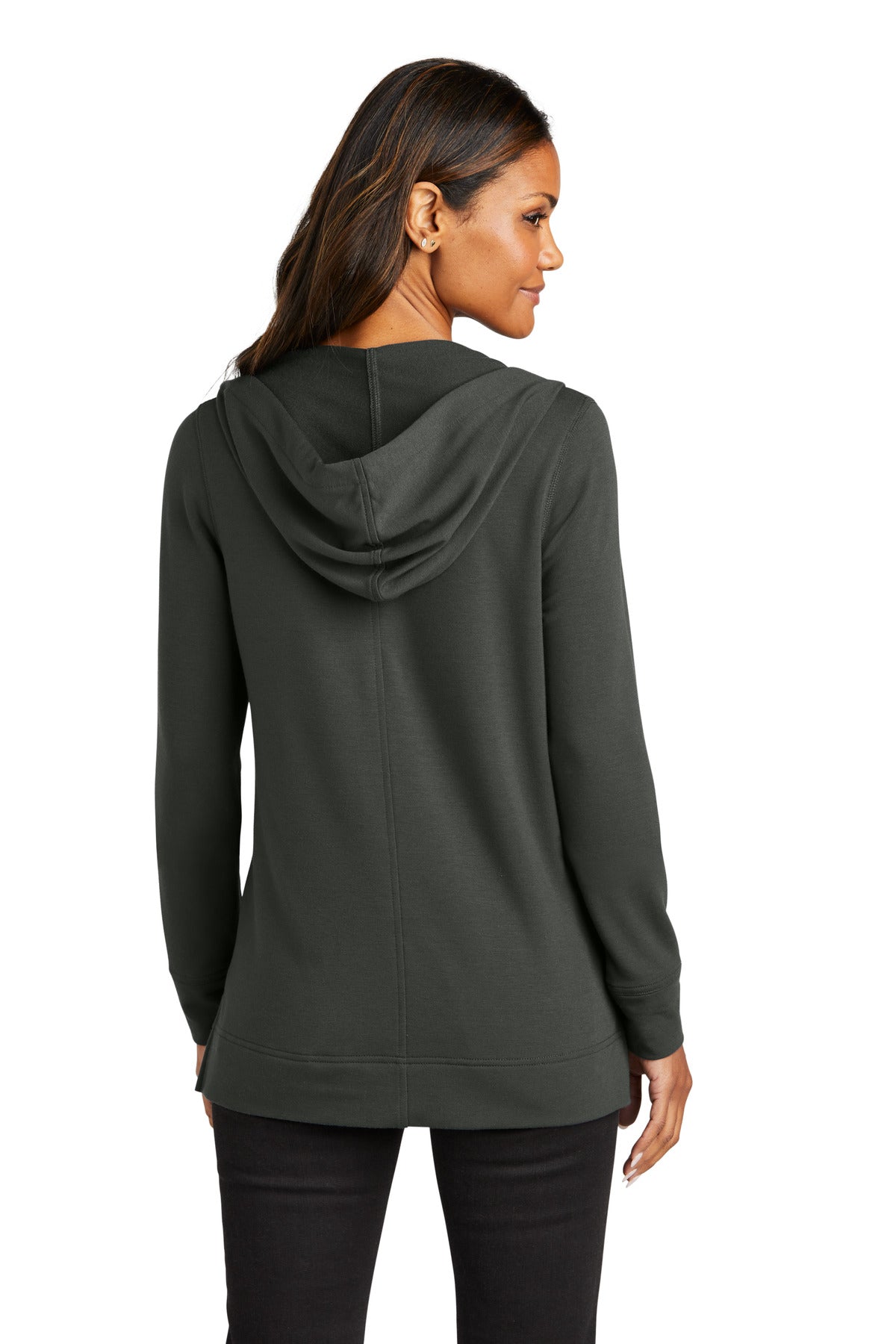 Port Authority® Ladies Microterry Pullover Hoodie LK826 - DFW Impression