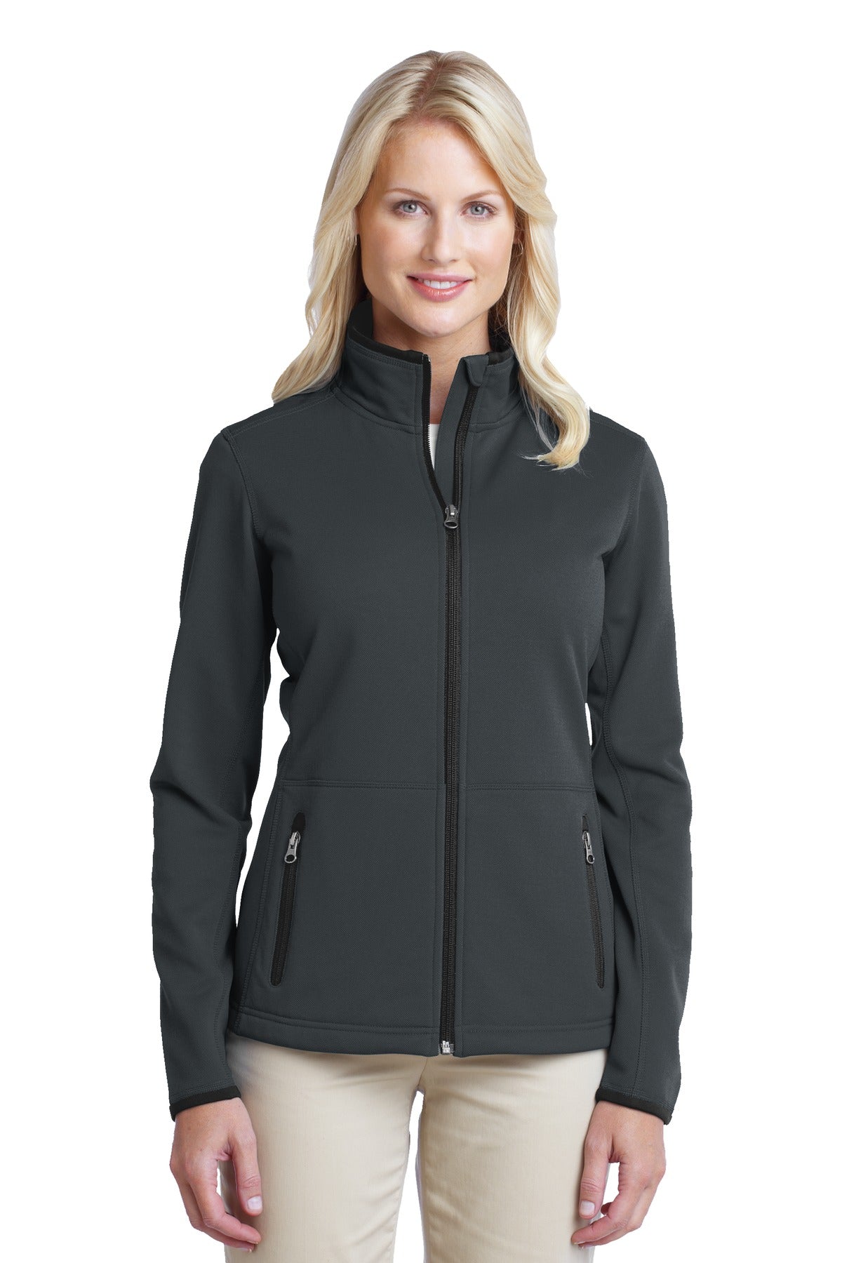 Port Authority® Ladies Pique Fleece Jacket. L222 - DFW Impression