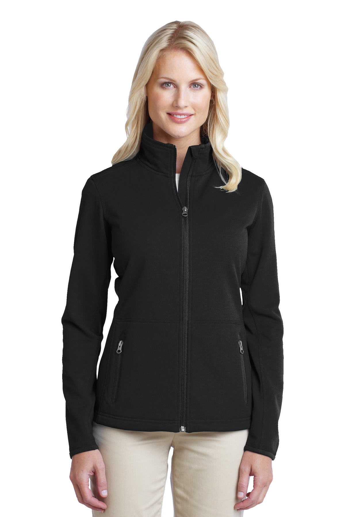 Port Authority® Ladies Pique Fleece Jacket. L222 - DFW Impression