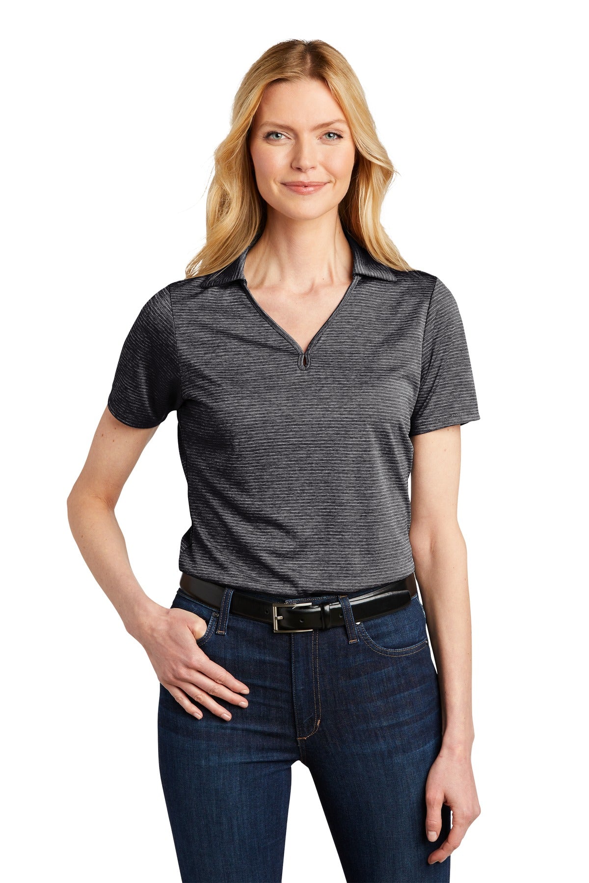 Port Authority ® Ladies Shadow Stripe Polo. LK585 - DFW Impression