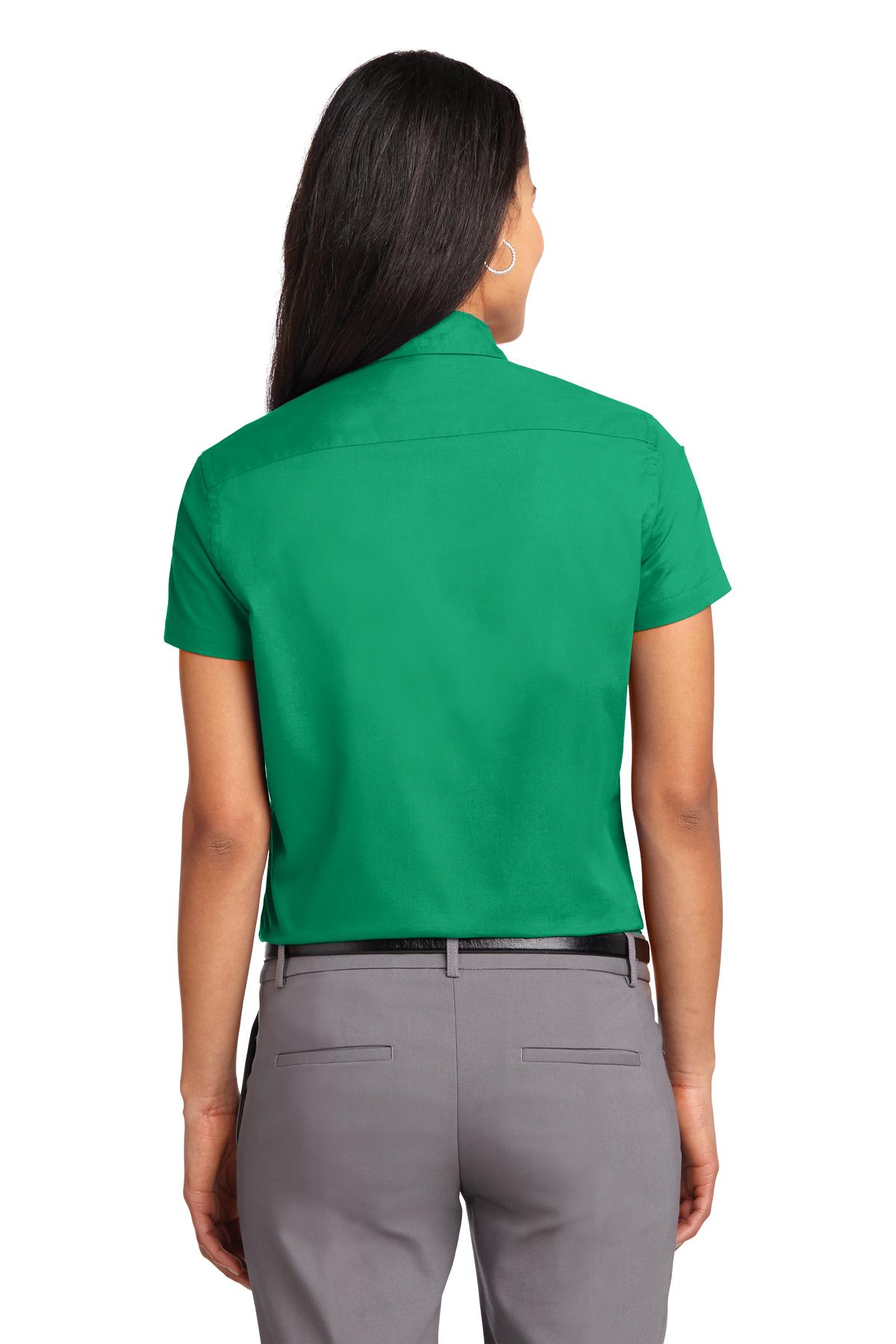 Port Authority® Ladies Short Sleeve Easy Care Shirt. L508 [Court Green] - DFW Impression