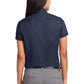 Port Authority® Ladies Short Sleeve Easy Care Shirt. L508 [Navy/ Light Stone] - DFW Impression